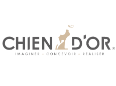 Logo Chien d'Or design Tours