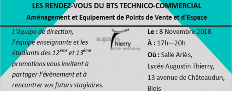 INVITATION BTS TECHNICO-CO AMENAGEMENT DE POINTS DE VENTE